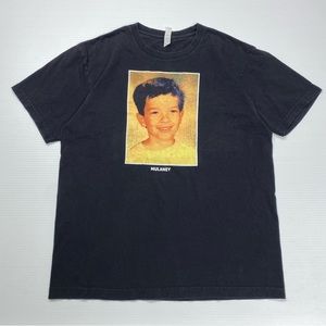 John Mulaney From Scratch Tour First Grade Photo Black Graphic Tee Size M